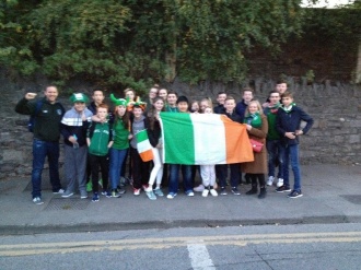 Stratford students at the Aviva, October 2016 Photo: Mr. Priestley
