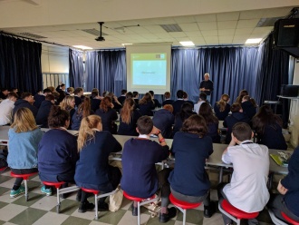 STEM Futures talk, December 2016 Photo: Ms. O'Sullivan
