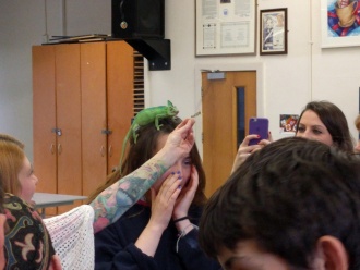 Science Week 2016 - Reptiles in the Hall! Photo: Mr. Fennell 

