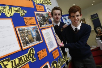 Stratford College English Department at Féilte 2015 in the RDS Photo: Féilte
