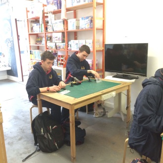 Making LED torches in MakeShop, April 2017 Photo: Ms. Finnegan
