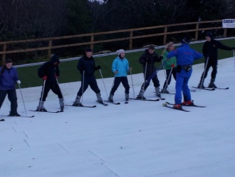 Learning to ski at Kilternan Ms. Finnegan
