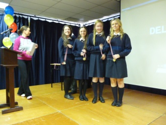 TY Graduation and Sports Assembly, May 2013. Photo: Ms. O'Kelly 
