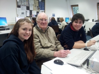 Log on to Learning participants. Photo: Ms. Finnegan

