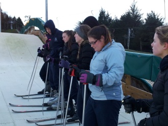 Learning to ski at Kilternan Ms. Finnegan
