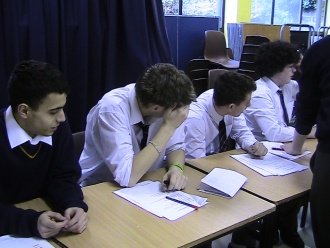LCVP Table Quiz 2012. Photo: Ms. O'Kelly 
