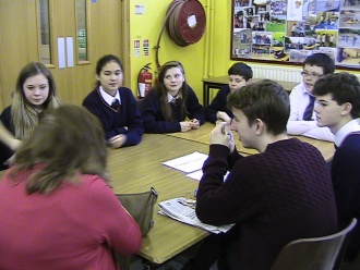 LCVP Table Quiz 2012. Photo: Ms. O'Kelly 
