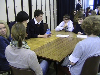 LCVP Table Quiz 2012. Photo: Ms. O'Kelly 
