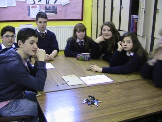 LCVP Table Quiz 2012. Photo: Ms. O'Kelly 
