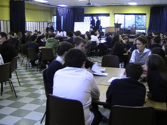 LCVP Table Quiz 2012. Photo: Ms. O'Kelly 
