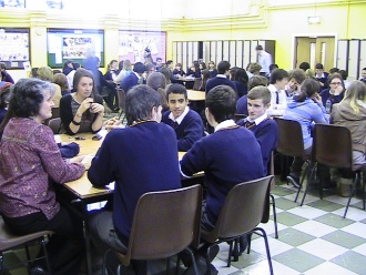 LCVP Table Quiz 2012. Photo: Ms. O'Kelly 
