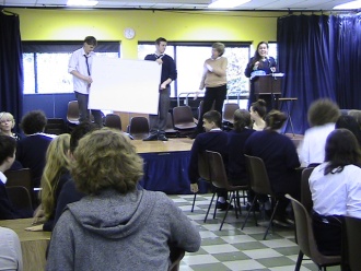 LCVP Table Quiz 2012. Photo: Ms. O'Kelly 
