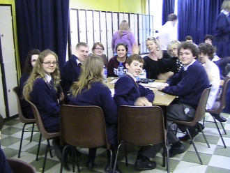 The Winning table - the Green Team Photo: Ms. O'Kelly
