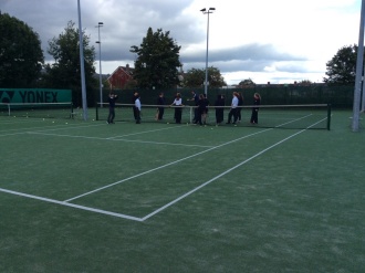 After-school tennis for Stratford students in Rathgar Tennis club. Photo: Ms. Brouder
