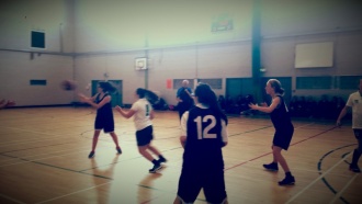U16 and U19 Girls basketball versus St. Michael's Holy Faith, Finglas Photo: Ms. Finnegan

