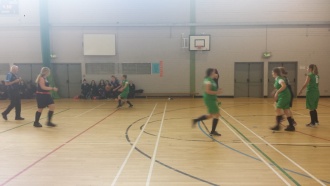 U16 and U19 Girls basketball versus St. Michael's Holy Faith, Finglas Photo: Ms. Finnegan
