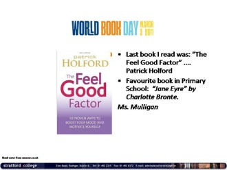 Ms. Mulligan reads! 
