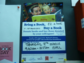 World Book Day events. Photo: Ms. O'Kelly 
