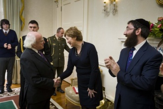 Diamond Jubilee Visit to Áras an Uachtaráin. Photo: John Ohle 
