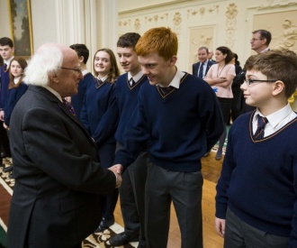Diamond Jubilee Visit to Áras an Uachtaráin. Photo: John Ohle 
