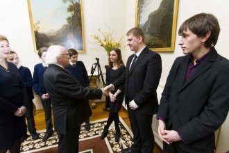 Diamond Jubilee Visit to Áras an Uachtaráin. Photo: John Ohle 

