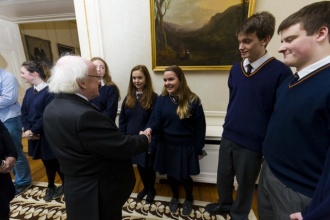 Diamond Jubilee Visit to Áras an Uachtaráin. Photo: John Ohle 
