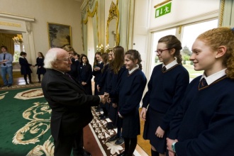 Diamond Jubilee Visit to Áras an Uachtaráin. Photo: John Ohle 
