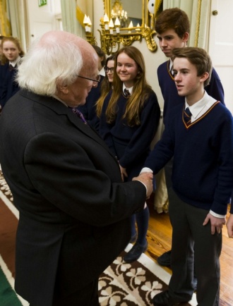 Diamond Jubilee Visit to Áras an Uachtaráin. Photo: John Ohle 
