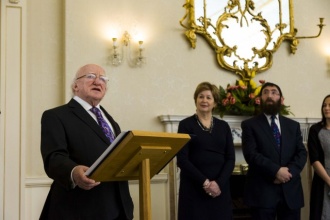 Diamond Jubilee Visit to Áras an Uachtaráin. Photo: John Ohle 
