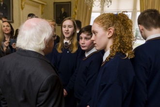 Diamond Jubilee Visit to Áras an Uachtaráin. Photo: John Ohle 
