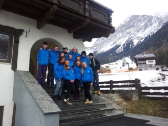 The Skiing Group Photo: Ms. Finnegan
