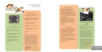 1st Year English students create digital newspapers