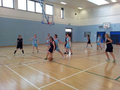 Senior Girls basketball team just lose out to Coláiste Pobail Setanta