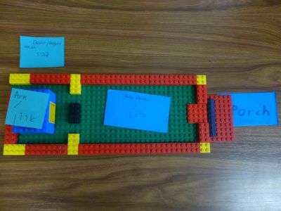 2nd Year Jewish Studies students make model floorplan of a Temple