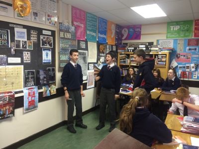 2nd Year English students act Romeo and Juliet in 30 seconds!