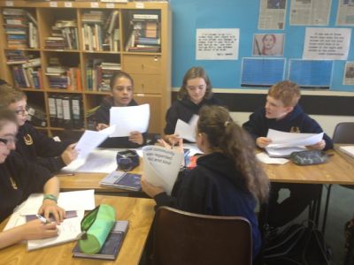 1st year SPHE students in a “Murder Hunt”