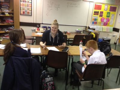 Junior Debating Team coached by past-pupil, Lucy Murphy (2012)