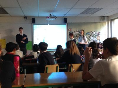 Marine Litter: Green Schools Ambassadors visit Stratford National School, January 2017 Photo: R. Baker (5th Year)