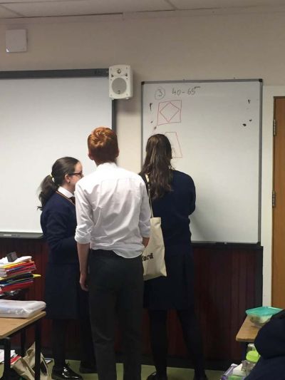 Maths Trail and TY Tutor Lessons: some of the activities celebrated during Maths Week