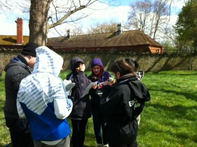 5th Year Biology students visit the Zoo to undertake an Ecology study