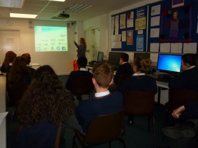 Tech Week 2016: TY students listen to talk about “IT is not just for geeks”
