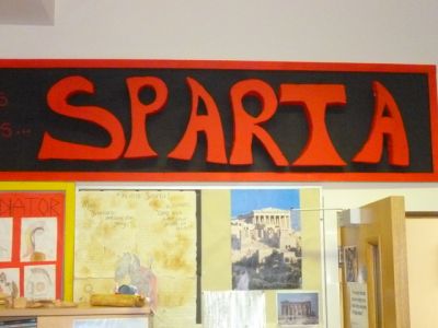 TY Classics Sparta project - art in the classroom