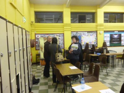 Very busy Careers Night organised by the Parents Association and Student Council