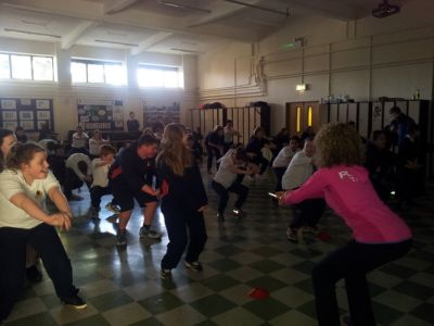 Elvery’s Power Team visit the school