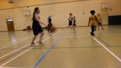 1st and 2nd Year Girls basketball teams play Larkin