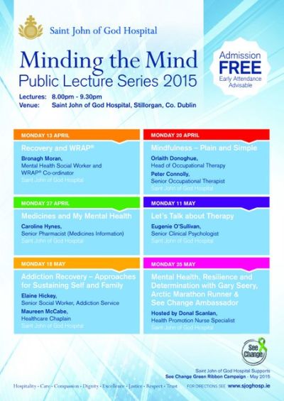 Minding the Mind Public Lecture Series 2015