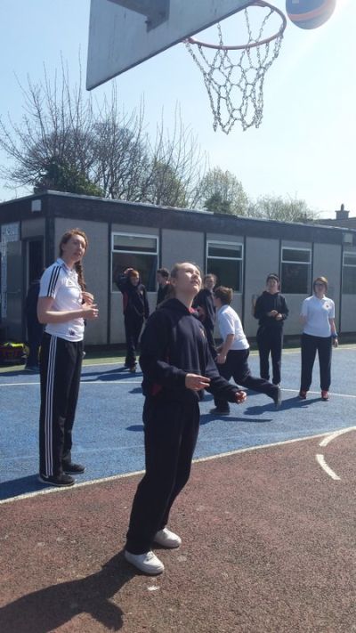 Sky Sports Mentor spends time with 2nd Year students