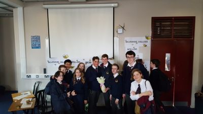 Stratford College students at the Belvedere College Spelling Bee Competition 2017 Photo: Ms. Reynolds