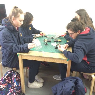 Tech Week 2017: TYs make LED torches in MakeShop workshop