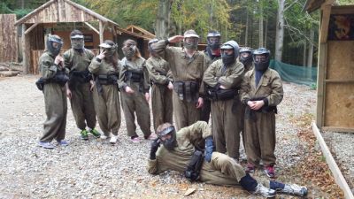 TY students go Paintballing